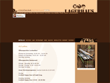 Tablet Screenshot of lagerhaus-schongau.de